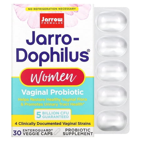 Jarro-Dophilus  Vaginal Probiotic  Women  5 Billion  30 Veggie Caps  Jarrow Formulas
