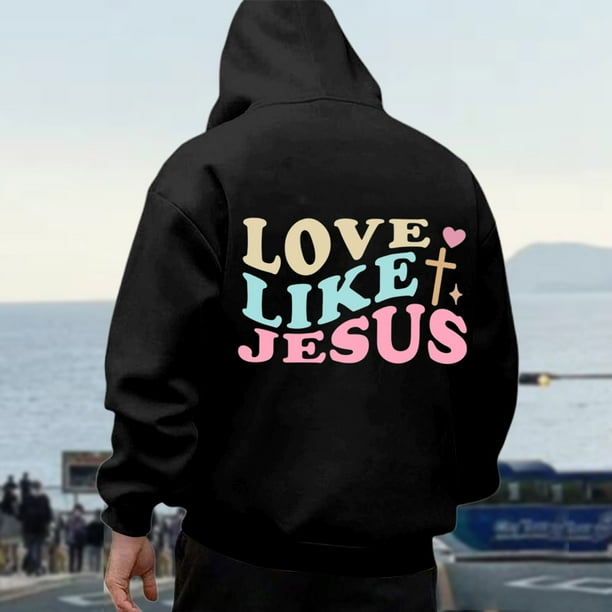 WILLBEST Sudaderas En Pareja Sudaderas con Capucha y Sudaderas para Hombre Sudadera con Capucha Informal Holgada con Estampado De Letras para Uso Diario Otoño Invierno Ropa De Calle Cómoda Grande
