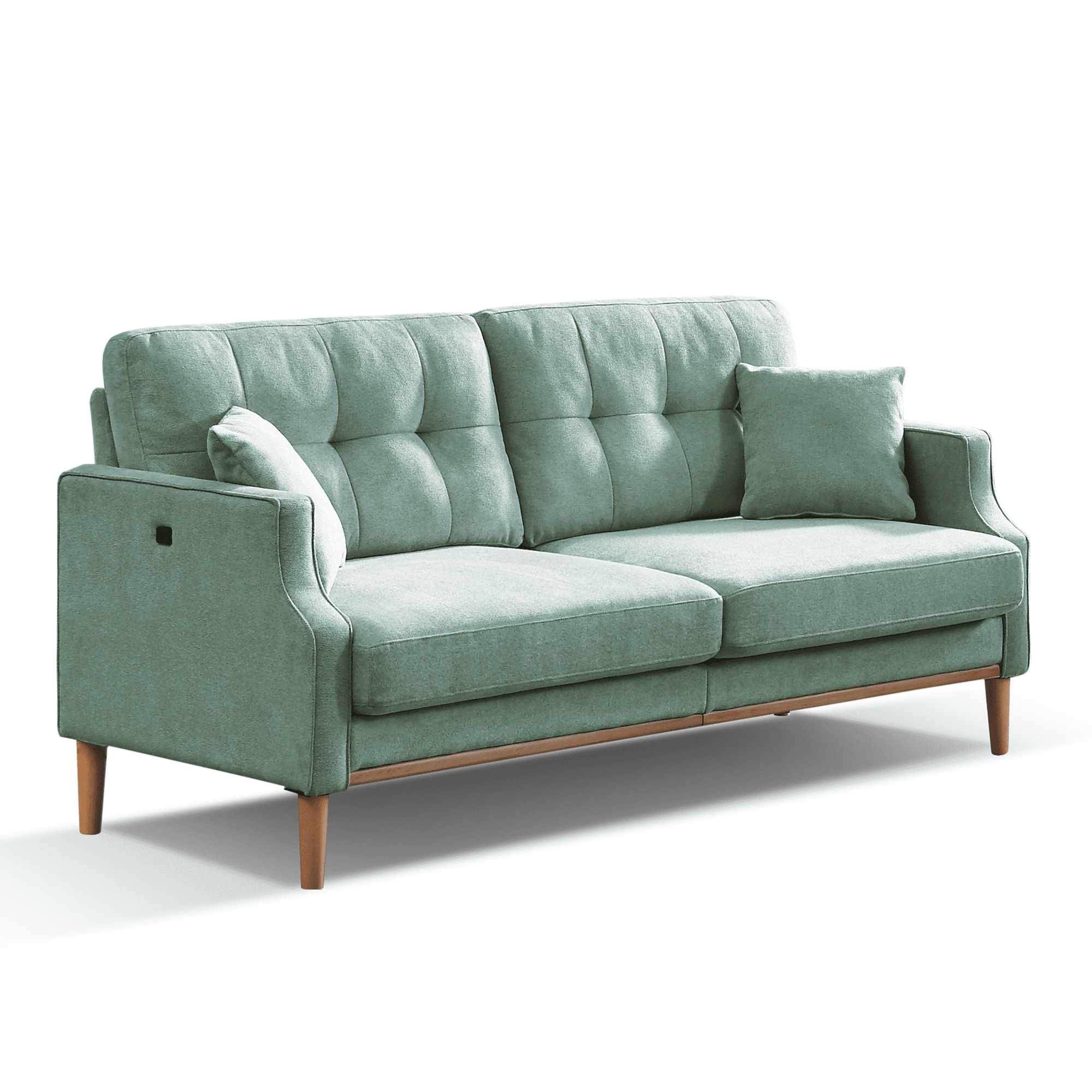 MAYEERTY Living Space sofa 3 seater With Waterproof Fabric , USB Charge port