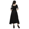 thumbnail image 4 of Moomaya Robe à Manches Courtes Imprimée avec Cordon de Serrage et Encolure Dégagée pour Femmes, 4 of 4