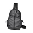 thumbnail image 2 of Bolso de pecho para hombre, elegante mochila de senderismo para escalar, en bicicleta, ir de compras al aire libre Gris, 2 of 8