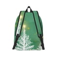 thumbnail image 3 of Balery Christmas Green Vintage Canvas Backpack for Men and Women - Large Capacity, Durable Travel Laptop Bag for School, Work, Hiking, and Outdoor Activities, 3 of 7