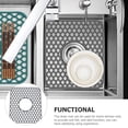 thumbnail image 4 of Sink Mat for Kitchen Sinks, Stainless Steel Drain Strainer Pad, Dish Drying and Mat, 4 of 6