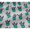 thumbnail image 6 of oneOone Viscose Jersey Turquoise Green Fabric Cactus Dress Material Fabric Print Fabric By The Yard 60 Inch Wide, 6 of 7