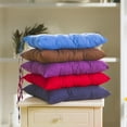 thumbnail image 2 of Outdoor Cushion Dining Chair Cushions with Ties Solid Chair Pad Super Soft Thick Washable Square Seat Cushion for Indoor Outdoor Garden Patio Home Kitchen Office, 2 of 9