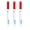 red, variant on 3PCS Low Temperature Freeze Resistant Markers, Waterproof Quick Dry Markers, -25°C Cold Resistant Pens for Food Storage Containers, Reusable Erasable Labels Pen,White
