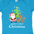 thumbnail image 4 of Inktastic Baby's 1st Christmas with Santa Reindeer and Tree Boys or Girls Baby Bodysuit, 4 of 5