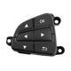 thumbnail image 1 of Botón de interruptor multifunción yuxing para volante de automóvil A0999050600 Negro, 1 of 5