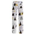 thumbnail image 4 of Lumtrix Christmas Pajamas For Women Cute Funny Xmas Tree Graphci Pj Sleepwear Cute Lounge Elastic Waist Fall Winter Pajamas Green L, 4 of 6