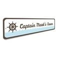 thumbnail image 3 of Ship Captain Novelty Sign, Metal Wall Decor - 4x18 inches, 3 of 4