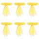 thumbnail image 2 of Fancy Chair Cover Sashes with Flower Bows for Wedding Party (Pack of 6), 2 of 8