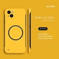 thumbnail image 3 of Hard PC Frameless Magnetic Phone Case For iPhone 14 Pro Max 13 12 11 Pro Mini 15 14 Plus Magsafe Matte Thin Cover, 3 of 5