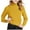 Yellow, variant on Hauaitttt Women Thickened Turtleneck Sweater Warm Blend Top for Fall and Winter Thermal Long Sleeve Women Floral Thermal Tops for Women Women Thermal Long Sleeve Long Underwear Women Thermal Women 's