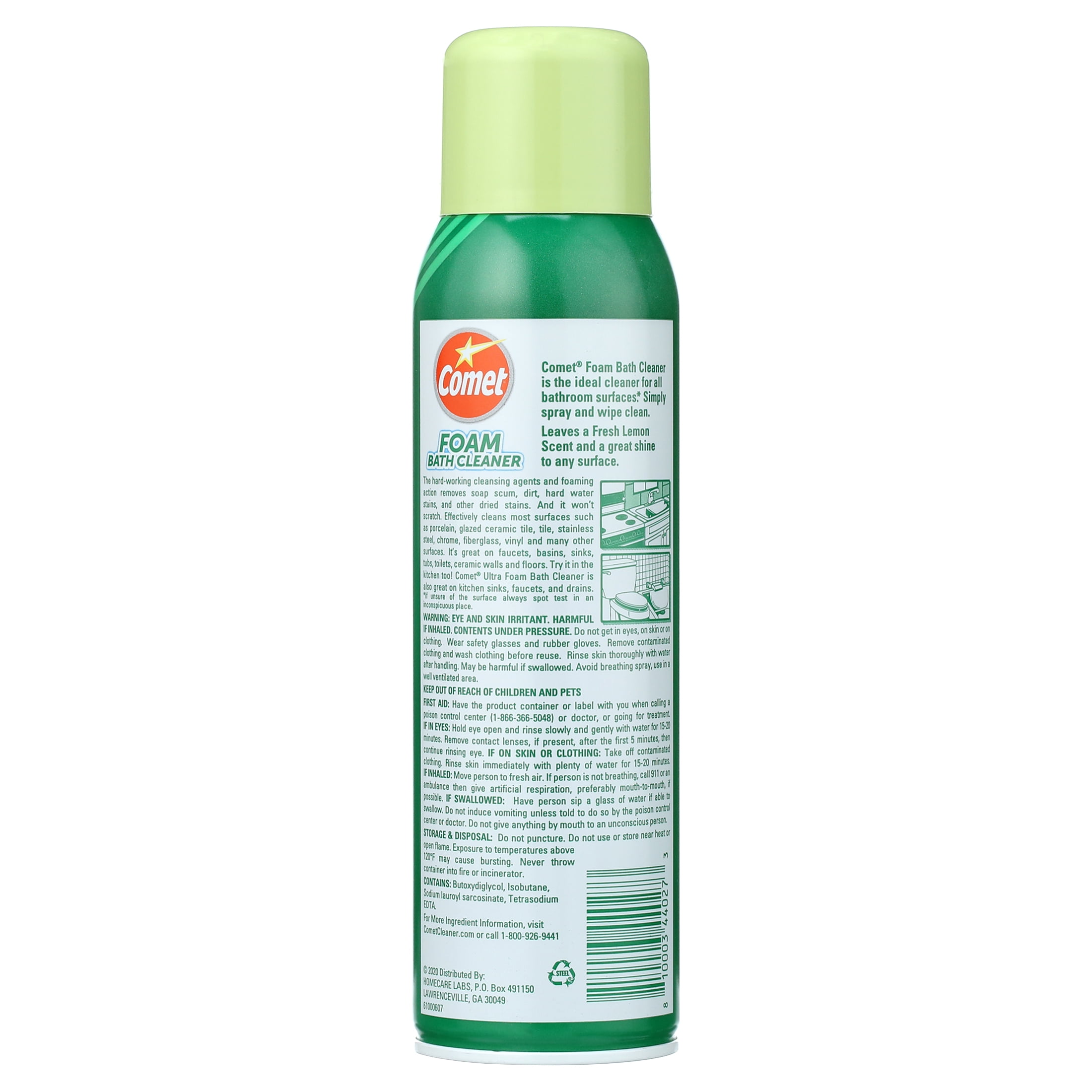 Comet Foaming Bath Spray, 19 oz