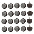 thumbnail image 1 of Unique Bargains Table Legs Floor Protector Felt Furniture Feet Nails Coffee Color 17mm Dia 20pcs, 1 of 2