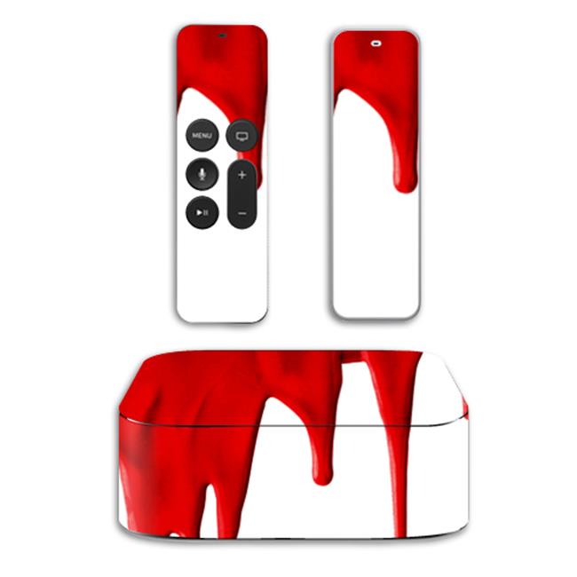 MightySkins APTV4-Blood Drip Skin for Apple TV 4th Gen 2015 Wrap Cover Sticker - Blood Drip - image 1 of 4