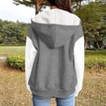 thumbnail image 3 of Certgust Zip Up Hoodie Womens Oversized Zip Up Sweatshirt with Hood and Pockets Long Sleeve Casual Fall Jacket, 3 of 5