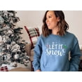 thumbnail image 3 of Let It Snow Sweatshirt, Christmas Shirt, Christmas Gift, Let It Snow, Christmas Sweatshirt, Christmas Outfit, Christmas Party Shirt, 3 of 9