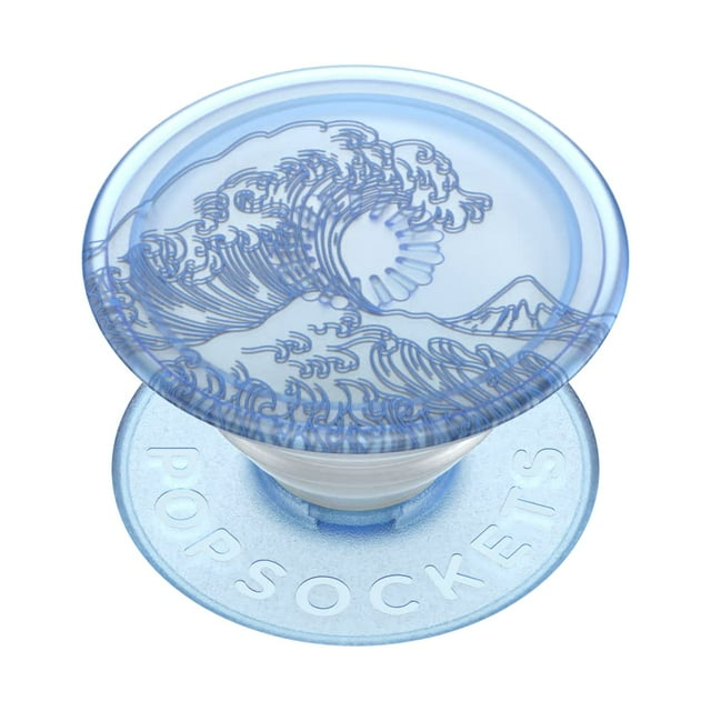 Phone Grip PopSockets a base de plantas con soporte translúcido