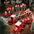 thumbnail image 2 of Decoración navideña de tren de madera, adornos navideños con tren en movimiento, regalos de Navidad para el hogar, feliz año nuevo 2025, 2 of 5