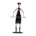 thumbnail image 3 of GUOOL Iron Music Man Statue Model Desktop Ornament Musical Instrument Figurine Artwork Piano Player, 3 of 9
