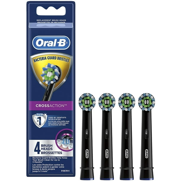 OralB Crossaction Electric Toothbrush Replacement Brush Head Refills