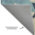 thumbnail image 4 of Dalyn Merry & Bright Area Rug MY15-Blue MY15BU8RO Blue, 8' x 8', 4 of 4