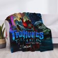 thumbnail image 4 of Manta de franela de Trollhunters, 10 unidades, para cama, sofá, decoración de habitación, 101 x 76 cm, 4 of 8