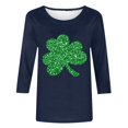 thumbnail image 3 of St Patricks Day Shirt Women 2026 Long Sleeve Round Neck Cute Sweatshirts Casual Trendy Irish Shamrock Solid Pullover, 3 of 4
