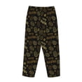 thumbnail image 5 of Daiia Gold Pinecone Merry Christmas Women's Sleep Pant with Pockets and Drawstring,Pajama Pants-XX-Large, 5 of 9