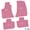 Pink, variant on Flextread Floor Mats for 11-23 Dodge Charger RWD - Mopar Licensed Factory Fit - Pink w/ Scat Pack Insert - 100% Made in USA