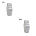 thumbnail image 4 of Matsuzay Embalaje de regalo Satén DIY Cinta artificial Favor Bolsa Envoltura Scrapbook Crafting Cinta 4cm Blanco 4cm 2piezas Matsuzay CBP149766, 4 of 6