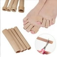 thumbnail image 3 of Vogacara Corrector de dedos Tubo de silicona Cubierta del dedo del pie Multipropósito Separador de protección de larga duración Seguridad profesional Cuidado de los pies 15*1.5 cm Vogacara  CE014574-04, 3 of 6