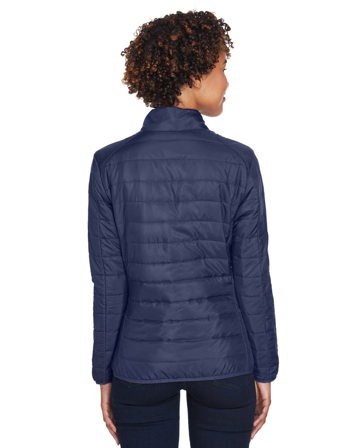 Ladies' Prevail Packable Puffer Jacket - CLASSIC NAVY - S - image 2 of 3