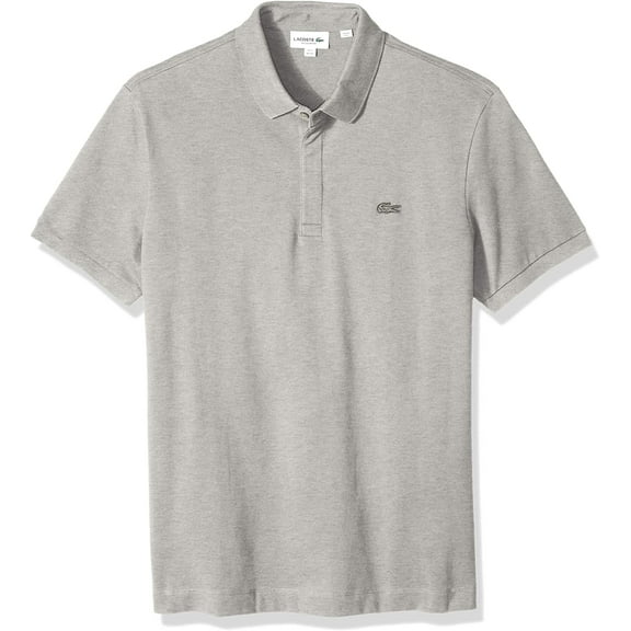 Lacoste Mens Short Sleeve Paris Polo X-Large Silver Heathered