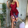 thumbnail image 4 of PENGXIANG Robe Femme Patchwork à Sequins Brillants Plissée pour Banquet Bal, 4 of 13