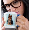 thumbnail image 2 of 3dRose, Yorkshire Terrier, 11oz Two-Tone Blue Mug, 2 of 7