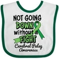 thumbnail image 3 of Inktastic Not Going Down Without a Fight Cerebral Palsy Awareness Boys or Girls Baby Bib, 3 of 4