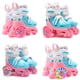 thumbnail image 5 of Patines De Cuatro Ruedas Para Niños, Patines De Ruedas De Equilibrio De 3 Puntos Para Niñas Y Niños Con Frenos Dobles De Tamaño Ajustable, Ruedas Luminosas Moyic  OD015064-02, 5 of 6
