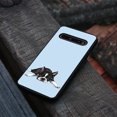 thumbnail image 4 of WIRESTER Shockproof Soft Rubber Cover Case for LG V60 ThinQ 6.8", Boston Terrier Dog Lying Down Looking Up On Light Blue Background, 4 of 5