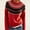 Red, variant on Women's Oversized Fair Isle Sweater,Colorblock Crewneck Pullover,Heavyweight Cotton-Blend Knit Tops,Soft Chunky Yarn Sweater for Women,Casual Loose Fit Fall Winter Top Light Ashy XS