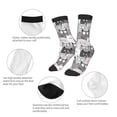 thumbnail image 3 of Uemuo Cats Group Printed Kids Boys Socks Seamless Crew Socks Crazy Funny Athletic Sport Socks for Children, 3 of 6