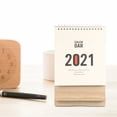 thumbnail image 2 of OUNONA Wooden Stand Up Desk Calendar with Paper and Phone Holder for Home Use Assorted Color, 2 of 8