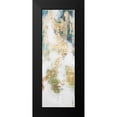 thumbnail image 2 of Goldberger, Jennifer 7x14 Black Modern Framed Museum Art Print Titled - Embellished Aural Flow I, 2 of 5