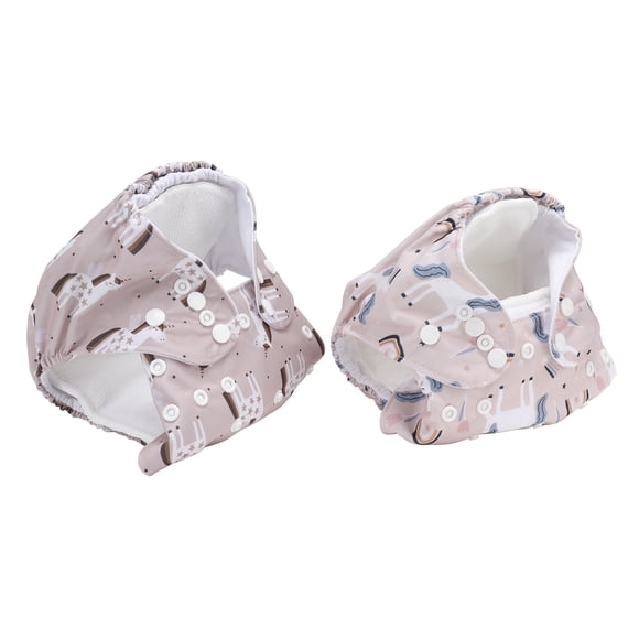 Pañales lavables para bebés, 2 piezas de pañales de tela para bebés, pañales de tela ajustables, pañales de tela diseñados para brindar precisión