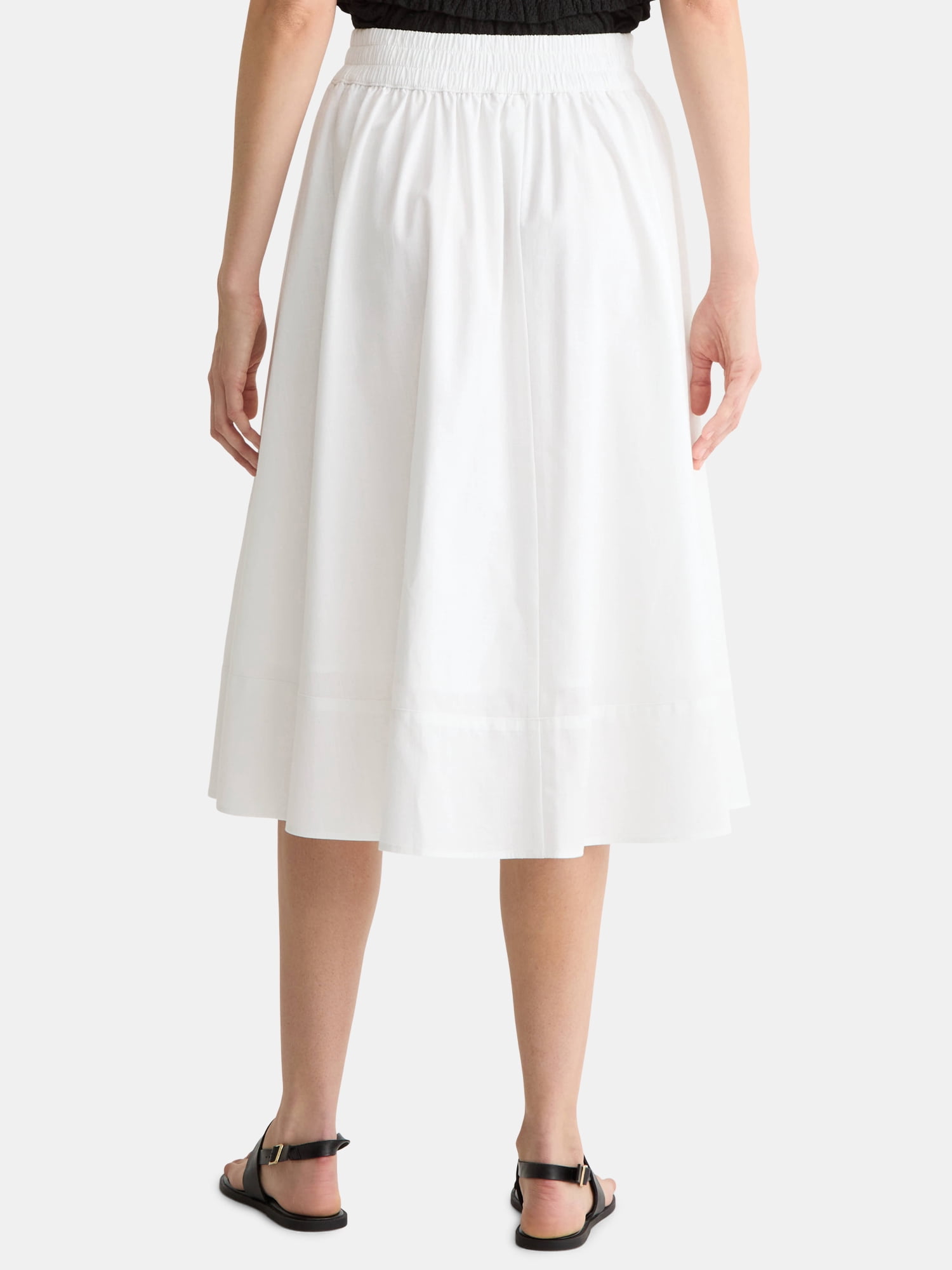Time and Tru Women's Tiered Pull-On Skirt, Sizes XS-4X