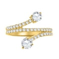 thumbnail image 2 of Aonejewelry 0.65 Ct. Twt Diamond Engagement Fashion Ring Crafted In 14k Solid Yellow Gold, 2 of 4
