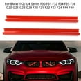 thumbnail image 1 of 2Pc Front Grille Trim Strips Pipe For BMW 1 2 3 4 Series F20 F30 F32 F40 G20 G29, 1 of 1