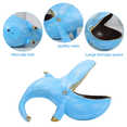 thumbnail image 3 of Whale Statue, Resin Whale Figurine Fun Candy Dish Key Bowl Navy Blue, 3 of 8