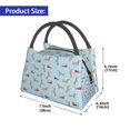 thumbnail image 2 of Easygdp Dachshund Dog Bolsa de Almuerzo Insulada Reutilizable, Bolsa de Mano y Bandolera para Oficina, Trabajo, Viajes, 2 of 6